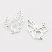 Zawieszka srebrna origami wiewiórka Zawieszka srebrna origami wiewiórka