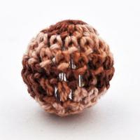 Koralik szydełkowy brown