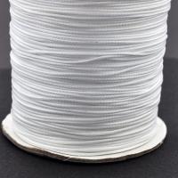 Sznurek woskowany biały błyszczący 0,5 mm Sznurek woskowany biały błyszczący 0,5 mm