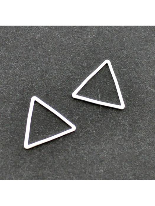 Zawieszka srebrna trójkąt 13 mm