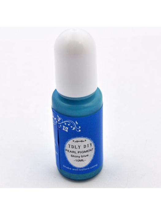 Pigment for resin shiny blue