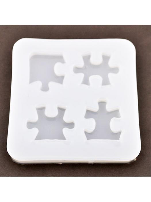 Forma silikonowa cztery puzzle