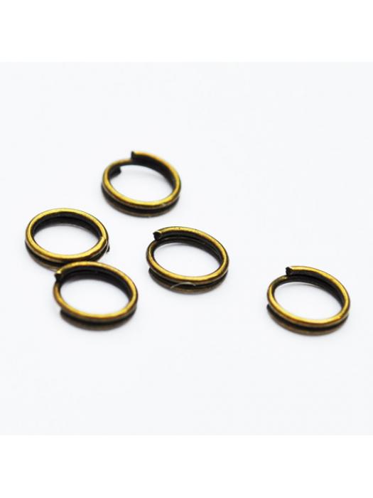 Jump ring double 6 mm