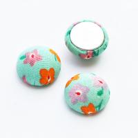 Kaboszon materiałowy seledynowy