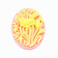 Kaboszon kwiatki 18 x 25 mm