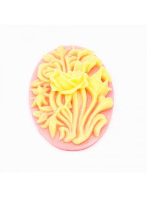 Kaboszon kwiatki 18 x 25 mm