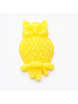 Kaboszon z żywicy sowa 