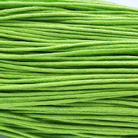Sznurek woskowany jaskrawozielony 1 mm  Sznurek woskowany jaskrawozielony 1 mm