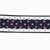 Wstążka koronka granatowa Wstążka koronka granatowa